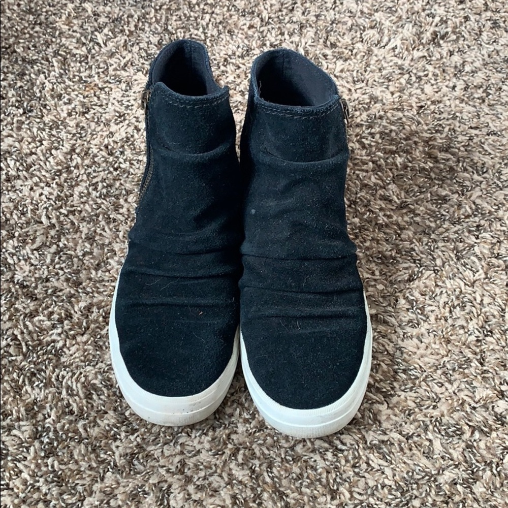 Sperry Suede Black Boots (Waterproof)